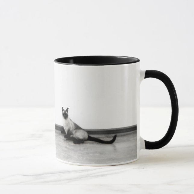 Mug CUTE Siamese photo de chat (Droite)