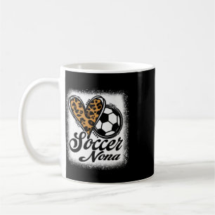 Mug Cute Soccer Nona cœur de léopard 