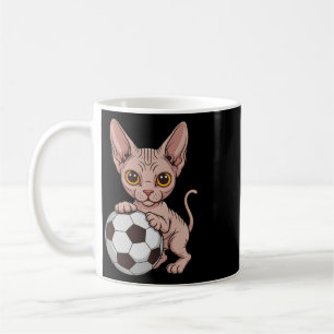 Mug Cute Soccer Sphynx Juste Fille Qui Aime Les Chats