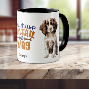 Mug Cute Springer Spaniel Puppy Vous Faites Ma Queue