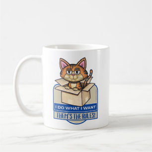 Mug Cute Tabby Chat Je Fais Ce Que Je Veux