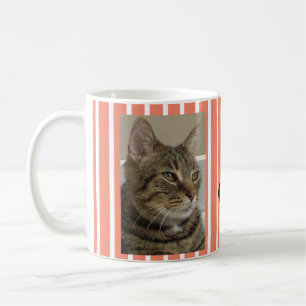 Mug Cute Tabby Chat Personnalisé Strié