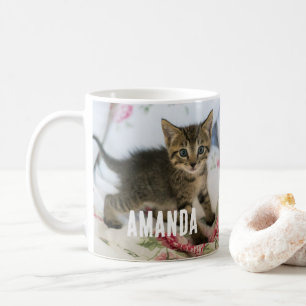 Mug Cute Tabby Kitten À L'Air Surpris