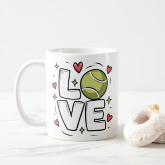 Mug Cute Tennis Love Tennis Lecteur Entraîneur Fan Spo