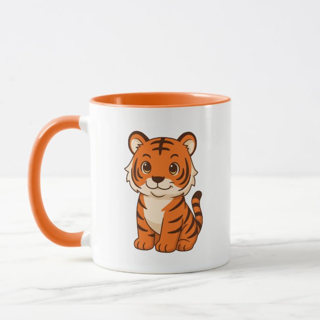 Mug Cute Tiger Cub (Gauche)