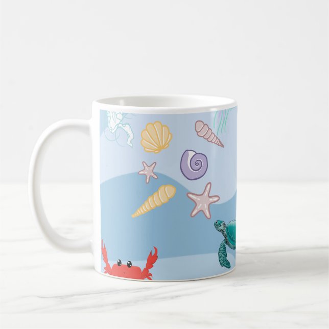 Mug Cute Under the Sea Friends-under-water thème (Gauche)