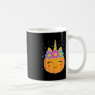 Mug Cute Unicorn Citrouille Halloween Thanksgiving