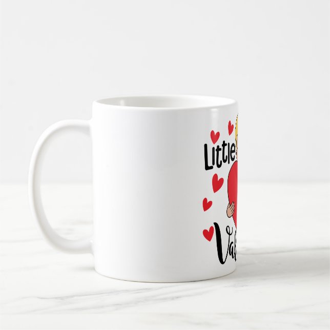 Mug Cute Valentine Boy Holt Heart Gift Art pour enfant (Gauche)