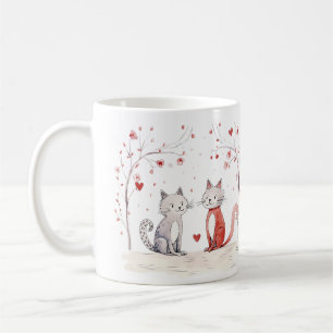 Mug Cute Valentine's Cats Vous êtes toujours la Meow d