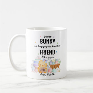 Mug Cute Watercolor Some Bunny Friendship Easter Gift