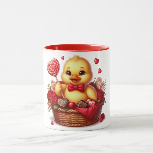Mug Cute/Whimisical Valentine's day cank (Centre)