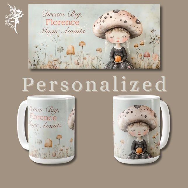 Mug Cute Whimsical Dreamroom Fairy Personnalisé (Créateur téléchargé)