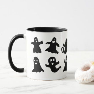 Mug Cute & Whimsical Friendly Ghost Spirits Halloween