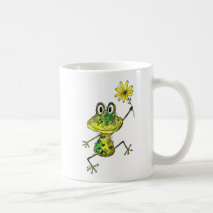 Mug Cute Whimsical Happy Frog