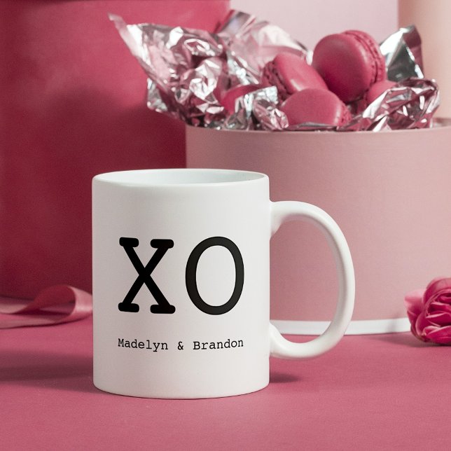 Mug Cute XO Hugs & Baisers (Créateur téléchargé)