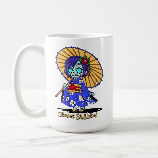 Mug Cute Zombie japonais (Gauche)