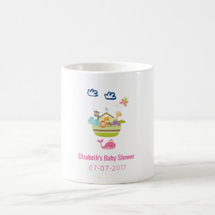 Mug Cute Zoo Animal Ark baby shower de naissance