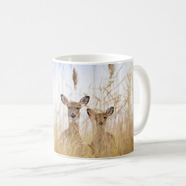 Mug Cutest Baby Animals | Two Young White Tailed Deer (Devant droit)