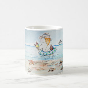Mug Cutie the Guinea Pig at Seaside Painting