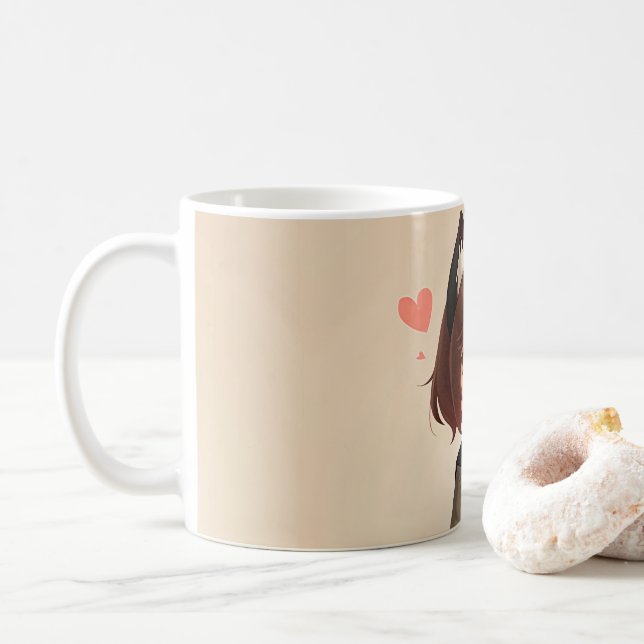Mug cuve mignonne (Avec donut)