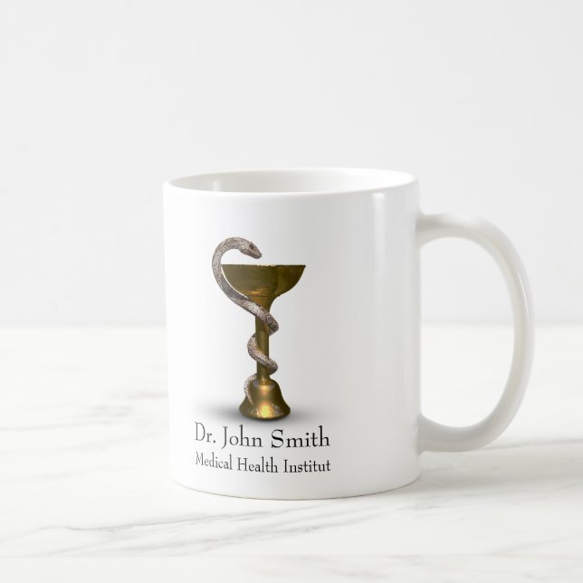 Mug Cuvette en bronze de serpent Médicale Hygieia Cadu (Droite)