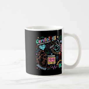 Mug Cvicu Cardiac Infirmière Retro Anatomie Cardiologi