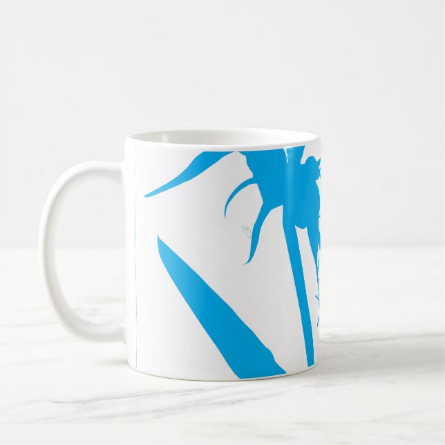 Mug CYAN - Tazon con Flor del paraíso en calipso (Gauche)