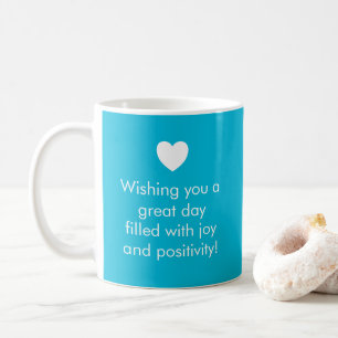 Mug Cyan Trend Color Vivid - Nom / Musique Positive
