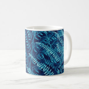 Mug Cyanotype Inspiré de Cyan et de Bleu Changeant ave