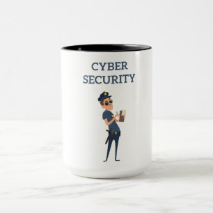 Mug Cyber sécurité : la police Cool contre la patrouil