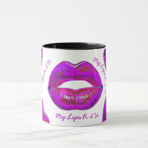 Mug Cyber Venus Lèvres - Mes Lèvres Sont Pour Toi. Mu