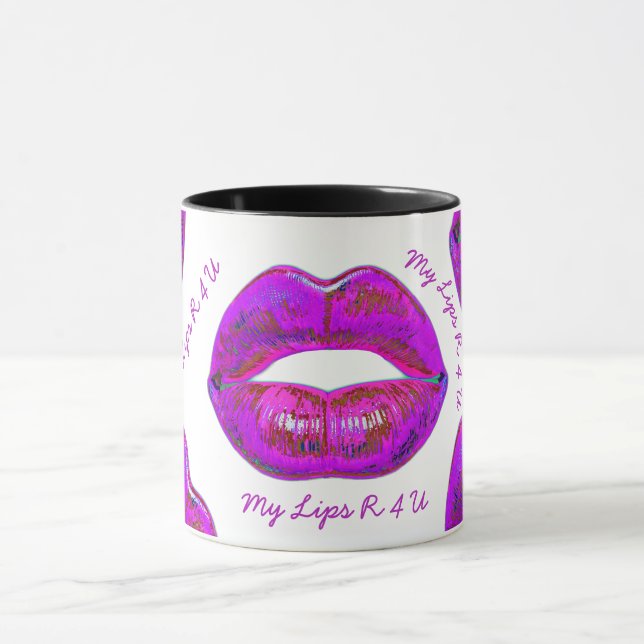 Mug Cyber Venus Lèvres  - Mes Lèvres Sont Pour Toi. Mu (Centre)