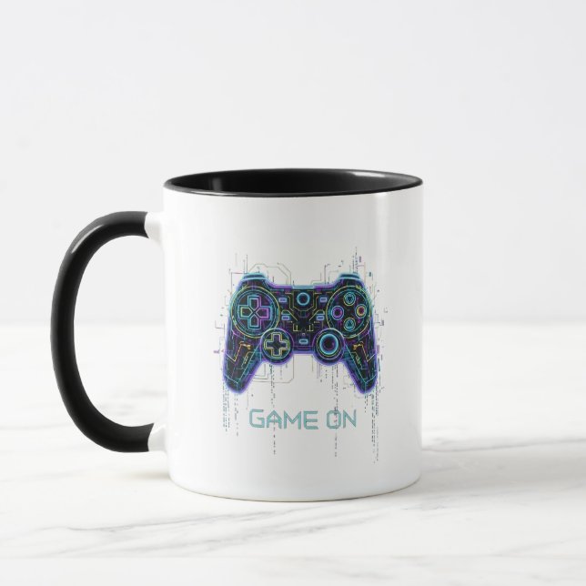 Mug  ​Cyberpunk Gaming Controller - Neon Game On Tech  (Gauche)