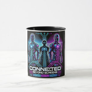 Mug Cyberpunk Tech Friends Digital Bond
