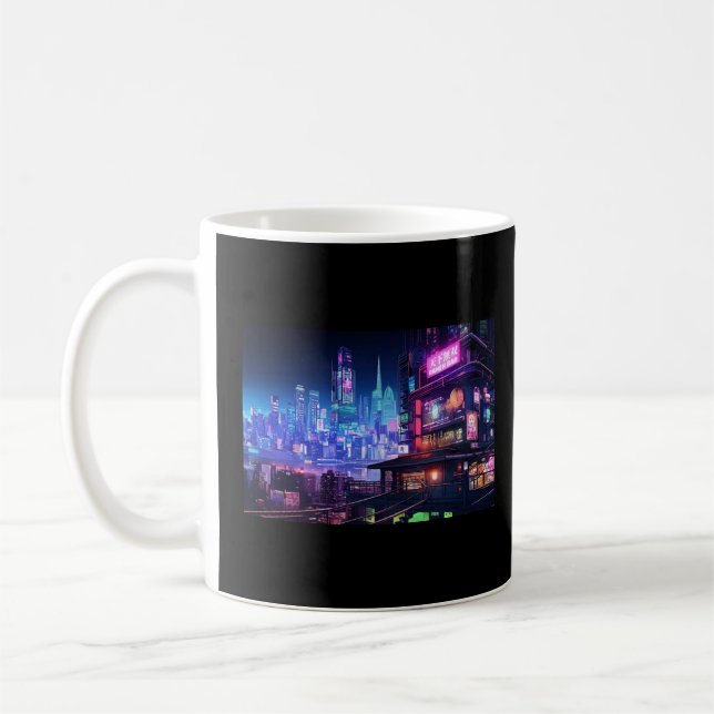 Mug Cyberpunk Tokyo Ramen House (Gauche)
