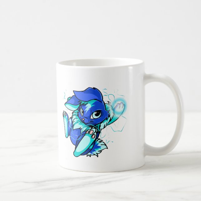 Mug Cybunny jaune avec des étoiles (Droite)