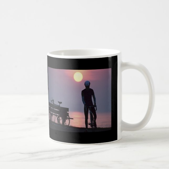 Mug Cycle Québec de recyclage allant à vélo Canada de (Droite)