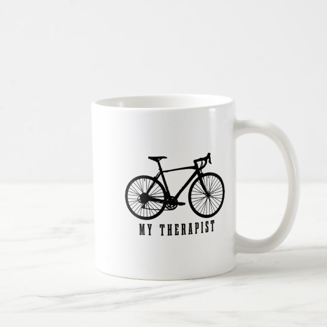 Mug Cycling My Therast Funny Road Bike  (Droite)