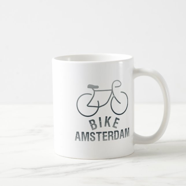 Mug Cyclisme Amsterdam Pays-Bas Graphique _1  (Droite)