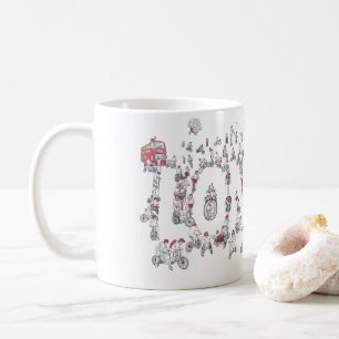 Mug Cyclisme London Covid19 Lockdown Funny Word Art