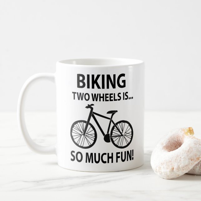 Mug Cyclisme Vélo Cyclisme Cycliste Cyclisme (Avec donut)