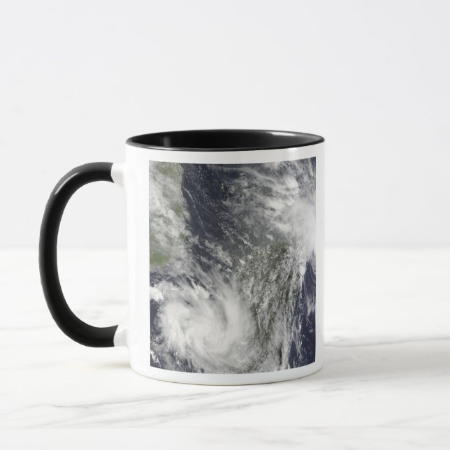 Mug Cyclones tropicaux Eric et Fanele (Gauche)