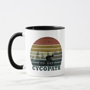 Mug Cycopath drôle dire