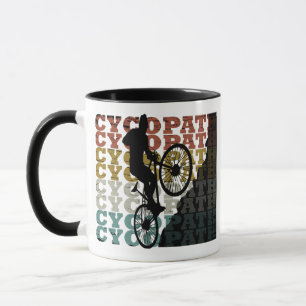 Mug Cycopath - Humour de VTT - Cyclisme Drôle