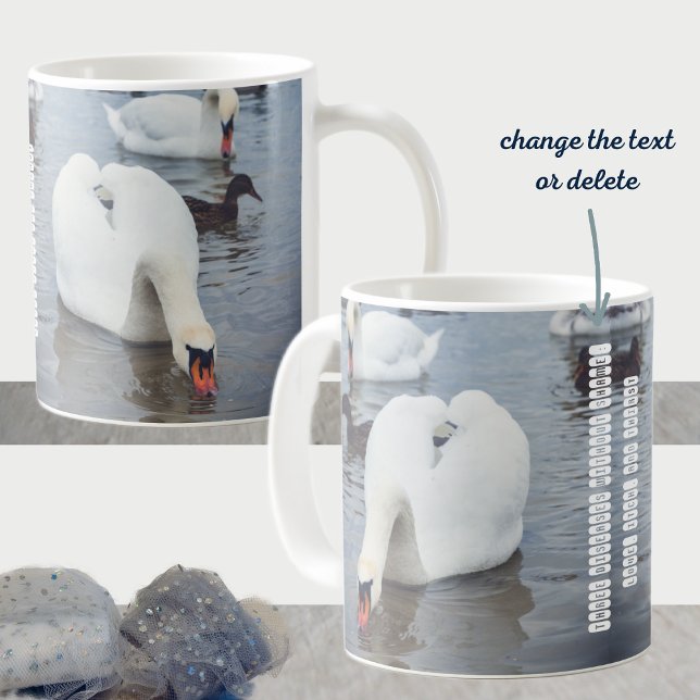 Mug Cygne blanc (Créateur téléchargé)