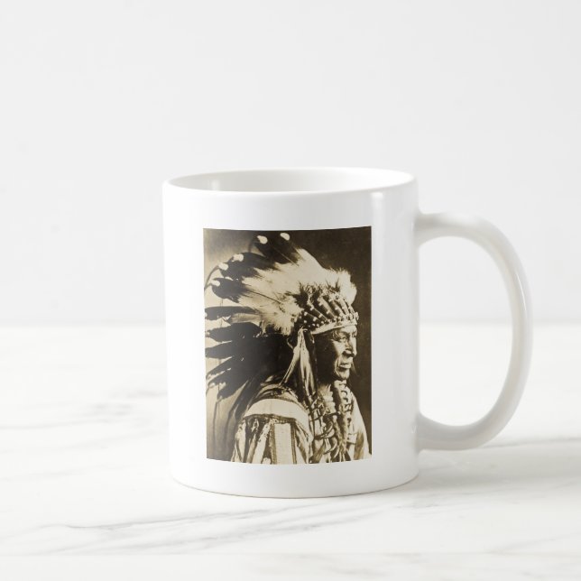 Mug Cygne blanc en chef de Lakota Sioux (Droite)