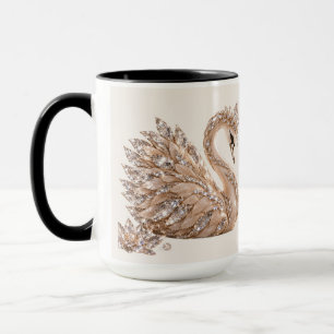 Mug Cygne de cristal de luxe