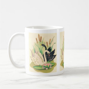 Mug Cygne noir, Cygne blanc Vintage MCM
