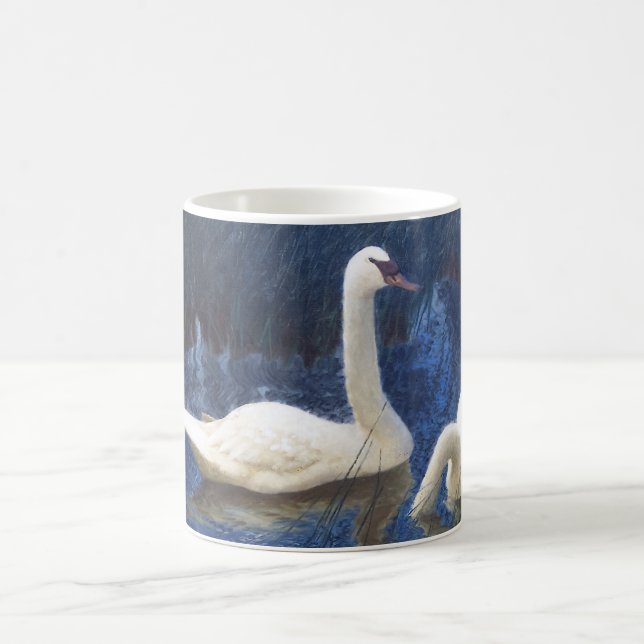 Mug Cygnes en roseaux, Bruno Liljefors (Centre)