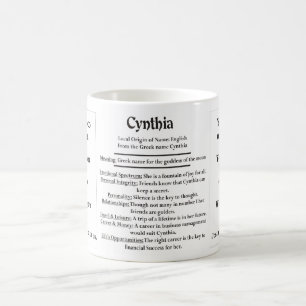 Mug Cynthia, l'origine et la signification